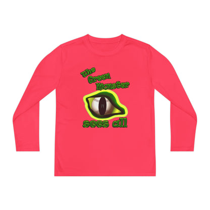 green monster - Youth Long Sleeve Competitor Tee