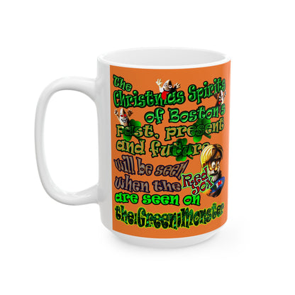 christmas spirits of boston - White Mug (crusta)