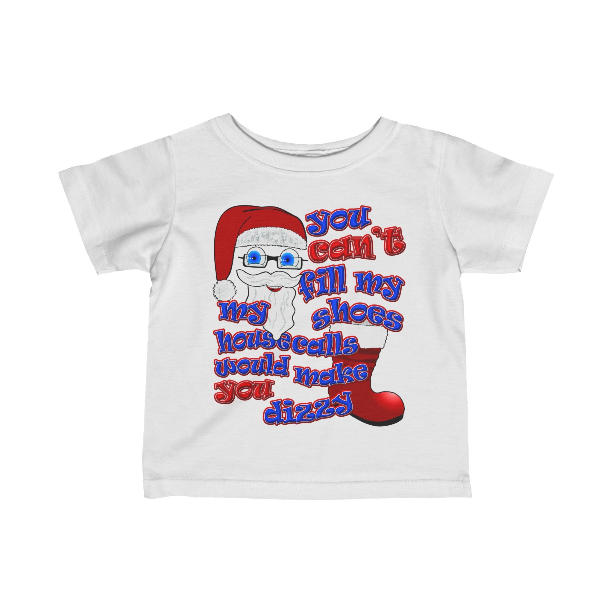 santa's shoes - Infant Fine Jersey Tee