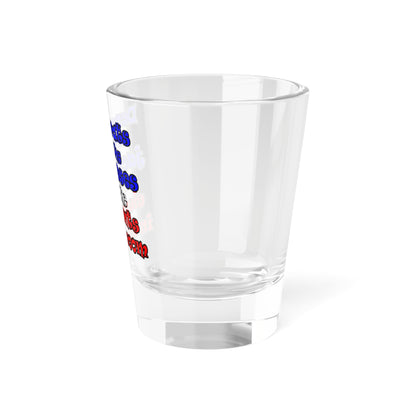 donkeys and elephants - Shot Glass