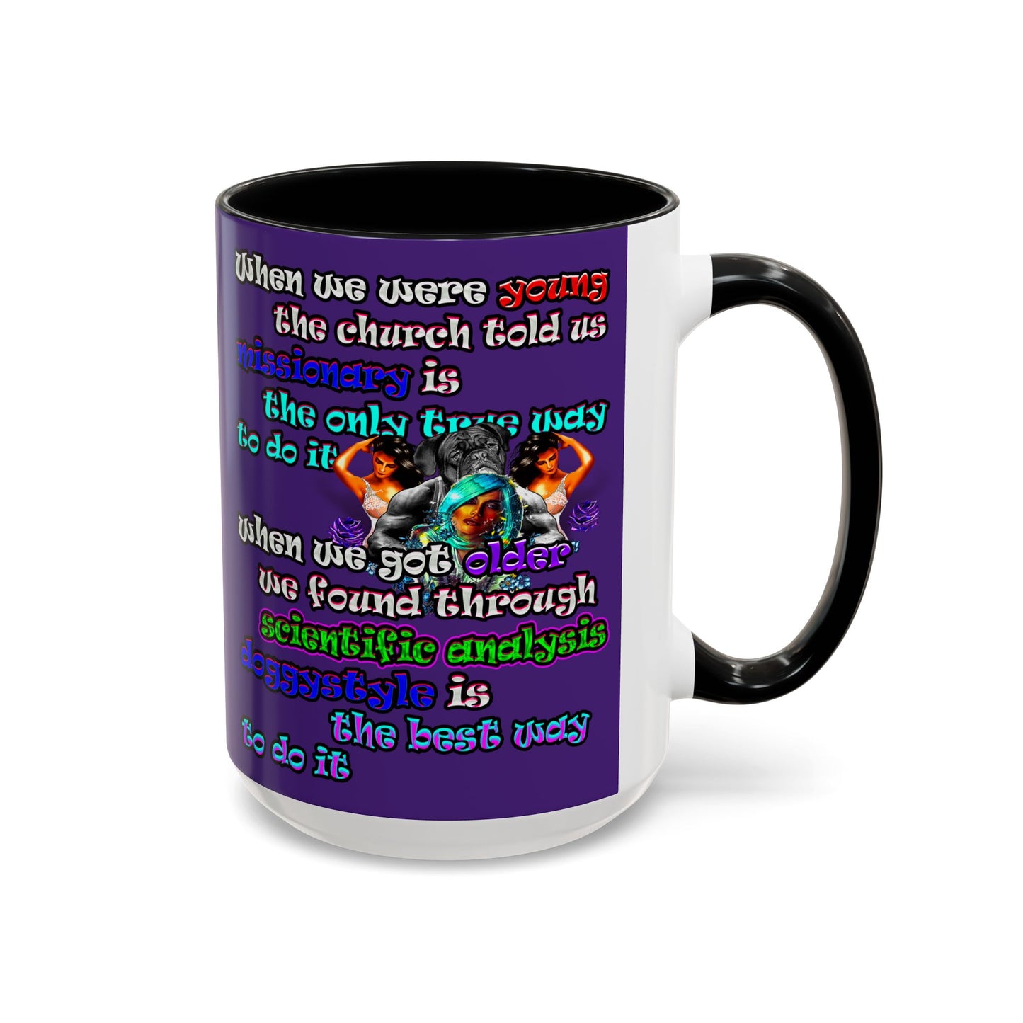 doggystyle - Accent Mug (purple)