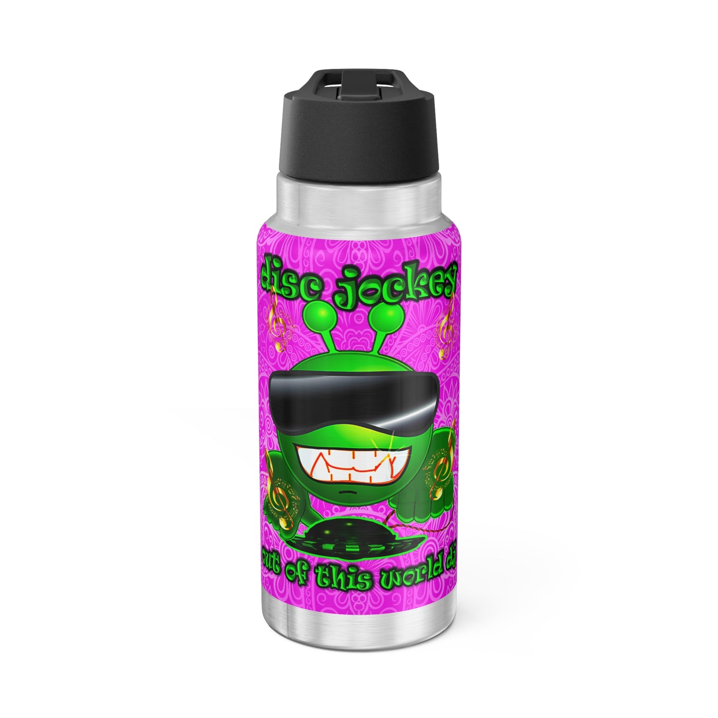 disc jockey - Gator Tumbler, 32oz (pink swirl)