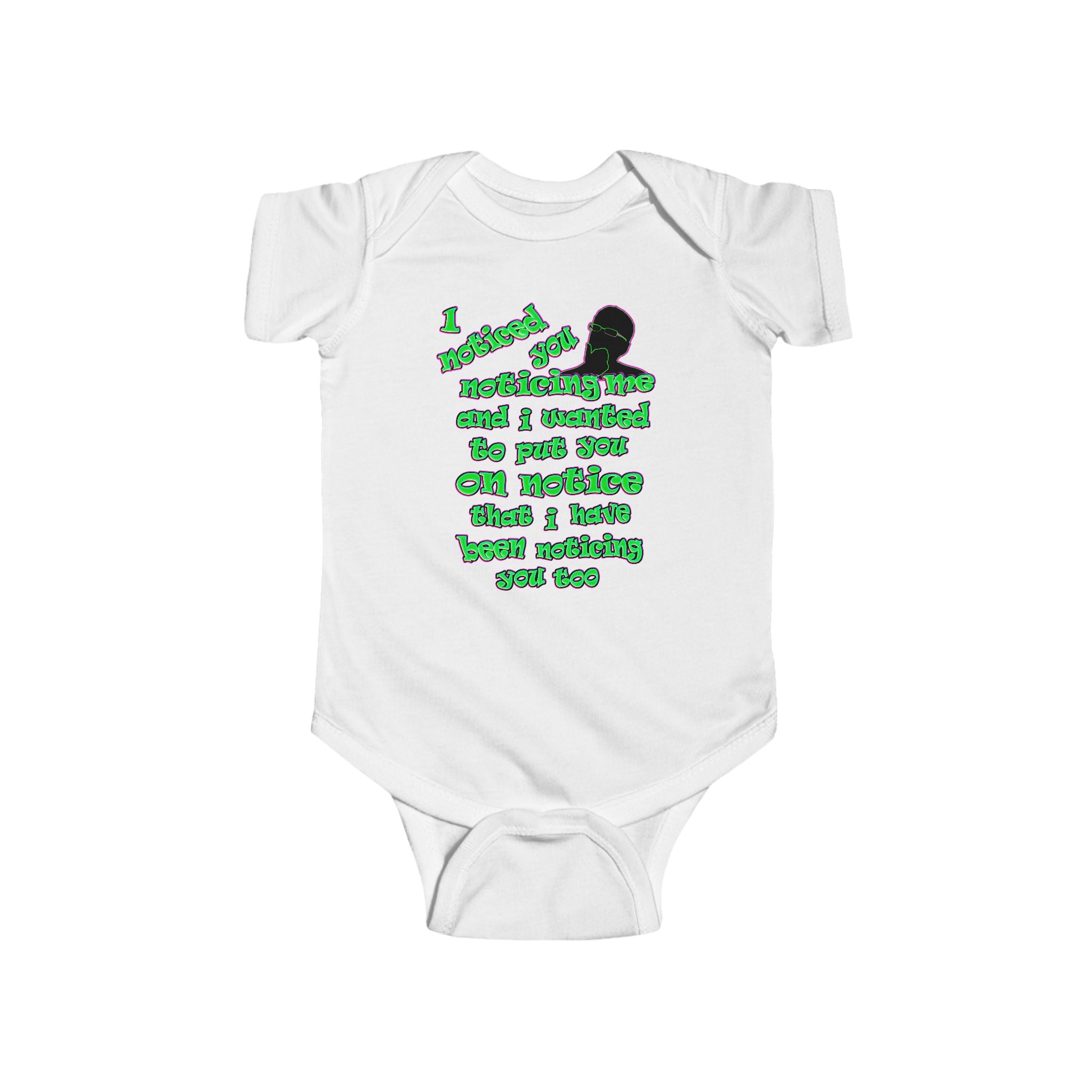 noticed you noticing - Infant Fine Jersey Bodysuit
