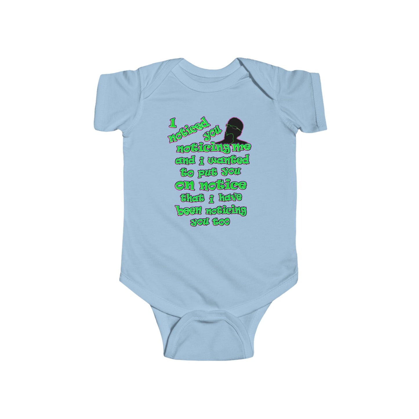 noticed you noticing - Infant Fine Jersey Bodysuit