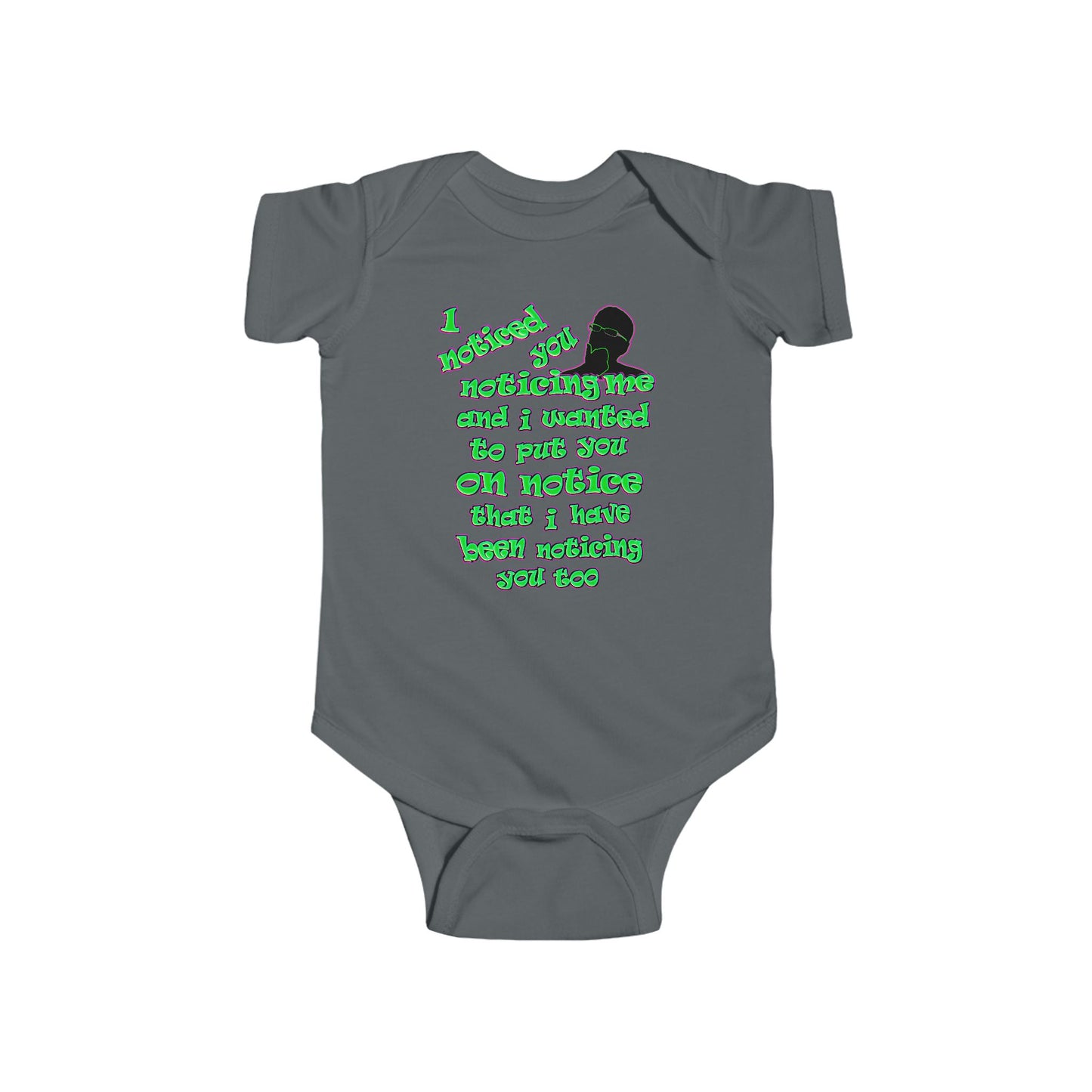 noticed you noticing - Infant Fine Jersey Bodysuit