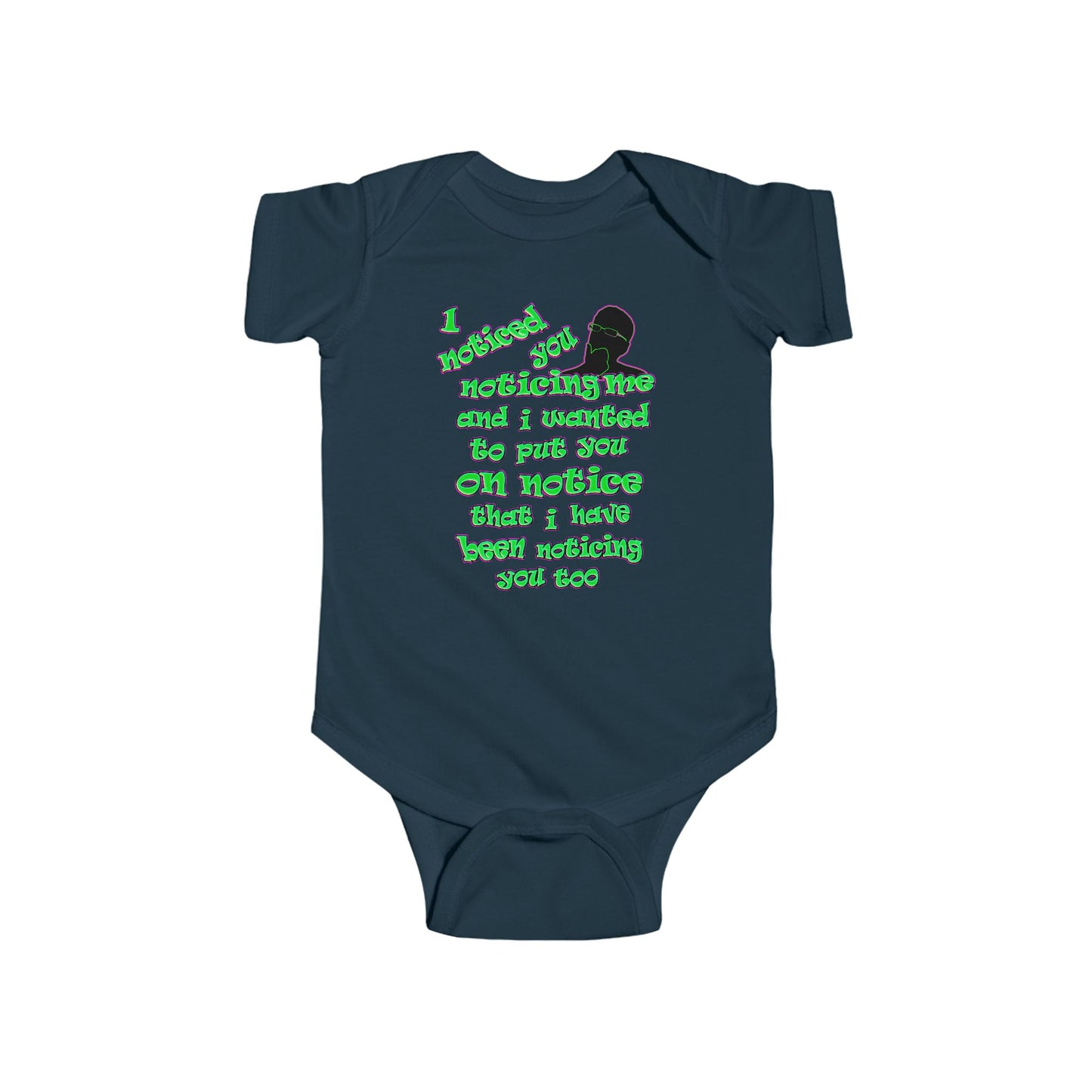noticed you noticing - Infant Fine Jersey Bodysuit