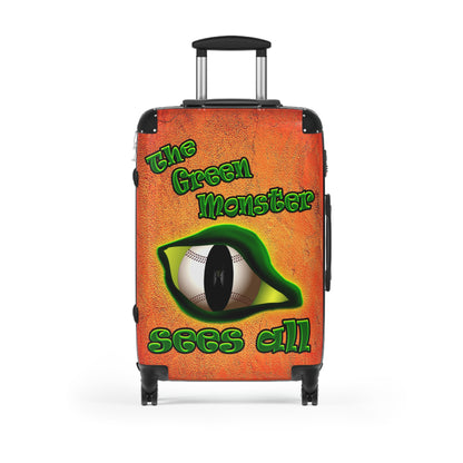 green monster - Suitcase (burnt orange)