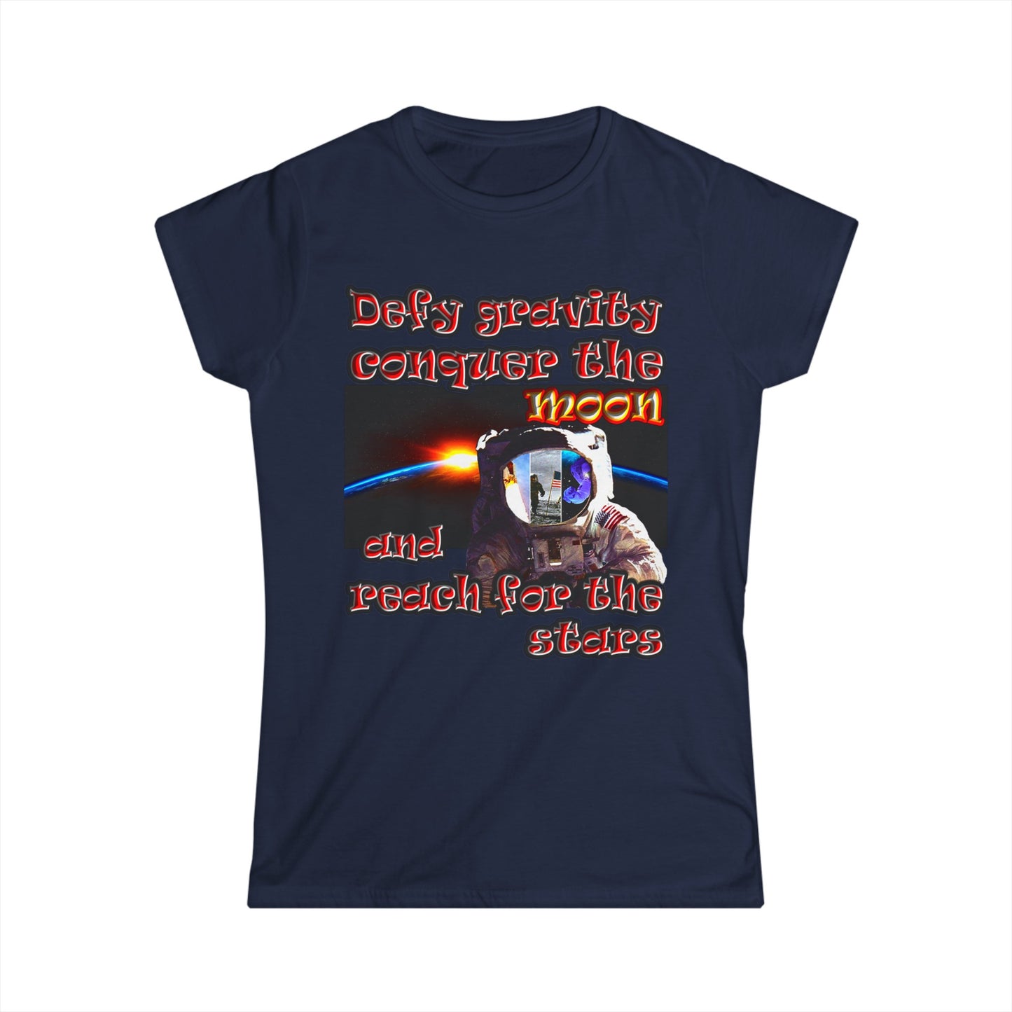 defy conquer reach - Women's Softstyle Tee