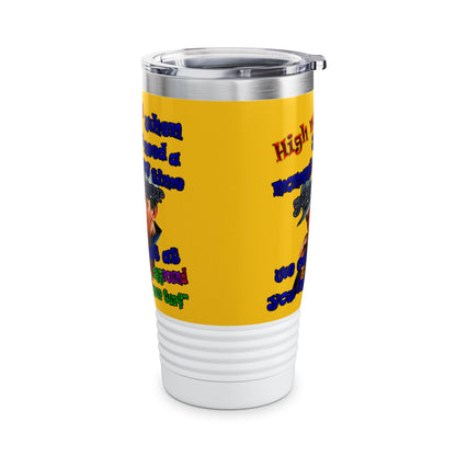 high noon - Ringneck Tumbler, 20oz (yellow)