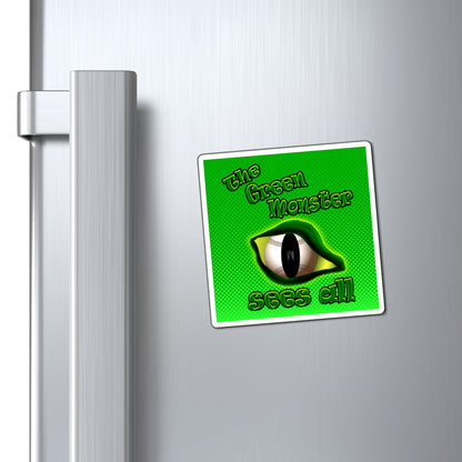 green monster - Magnets - (logo green)