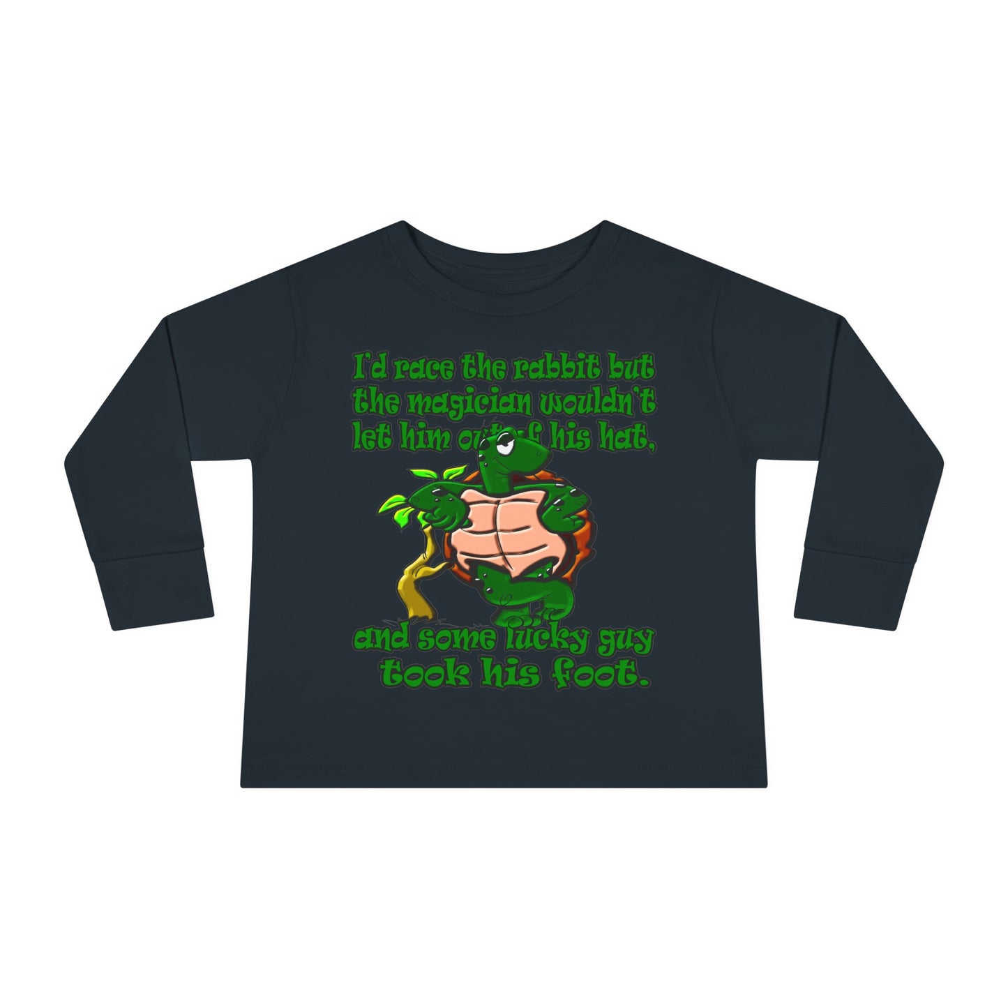 turtle race - Toddler Long Sleeve Tee