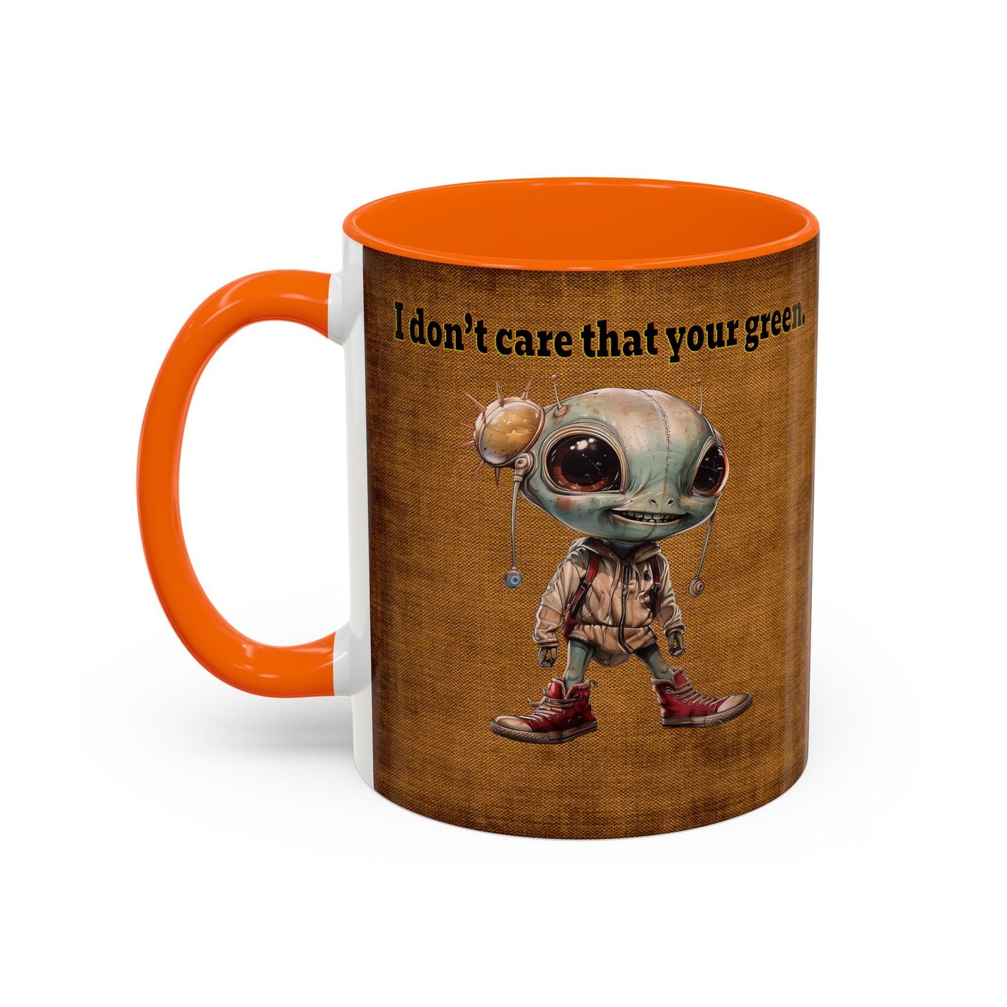 I don't care that your grey - Accent Mug (brown papyrus)