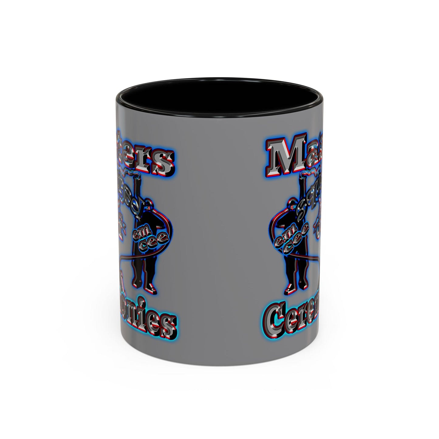 em cee squared - Accent Mug (grey)
