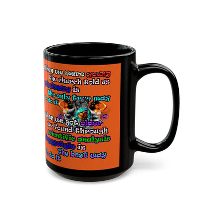 doggystyle - Black Mug (orange)