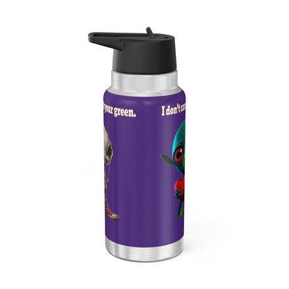 I don't care that your grey - Gator Tumbler, 32oz (purple)