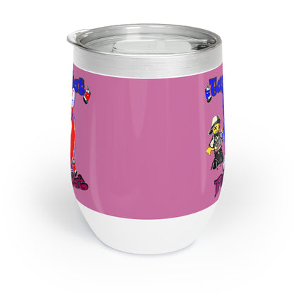 tag that - Chill Wine Tumbler (light pink)