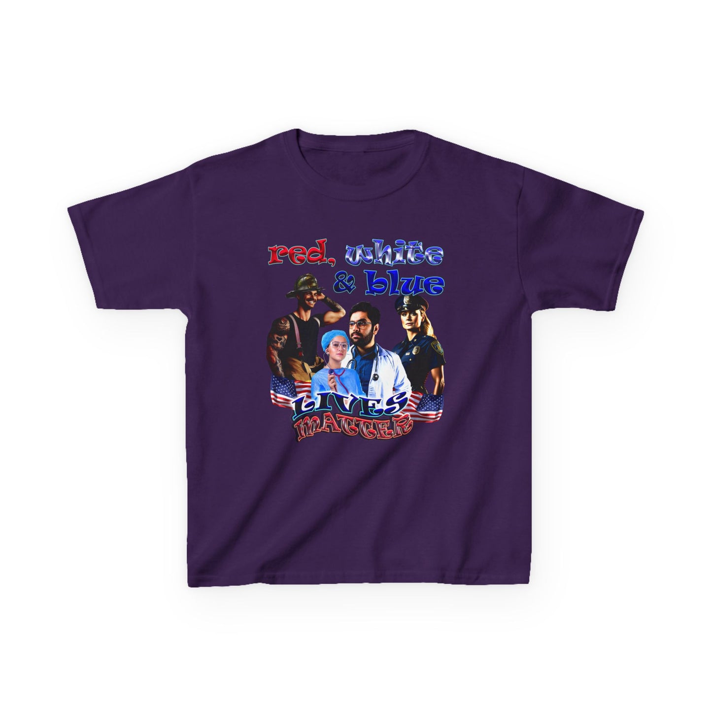 rw&b lives matter - Kids Heavy Cotton™ Tee