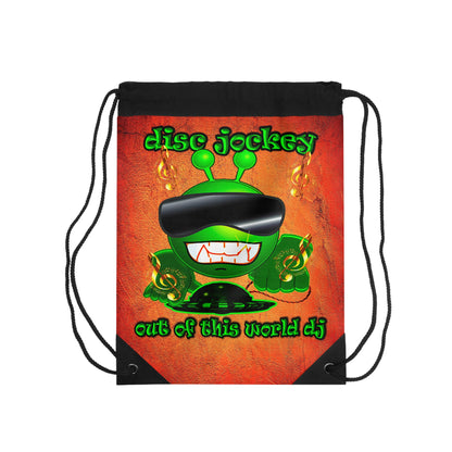 disc jockey - Drawstring Bag (burnt orange)