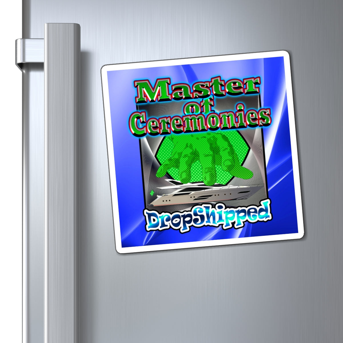 logo - Magnets - (blue-white wave)