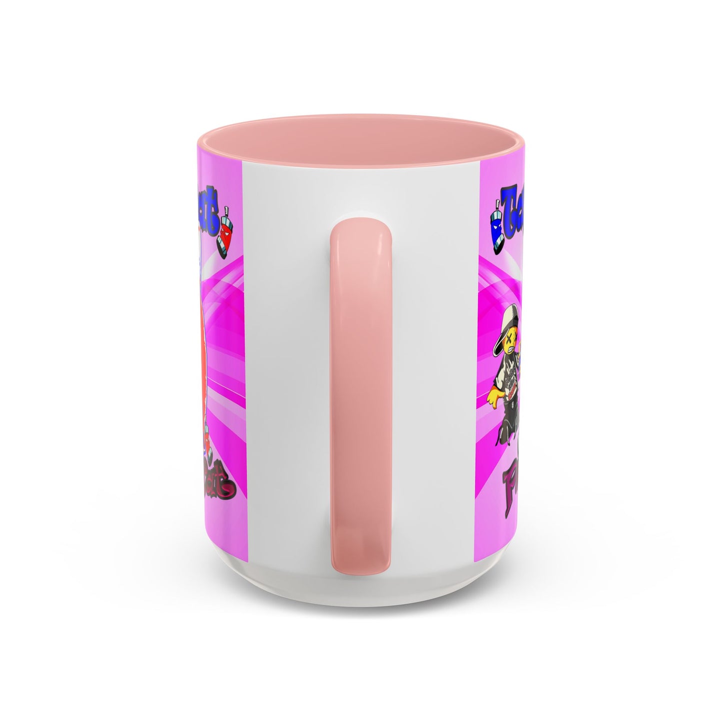 tag that - Accent Mug (light blue-pink wave)