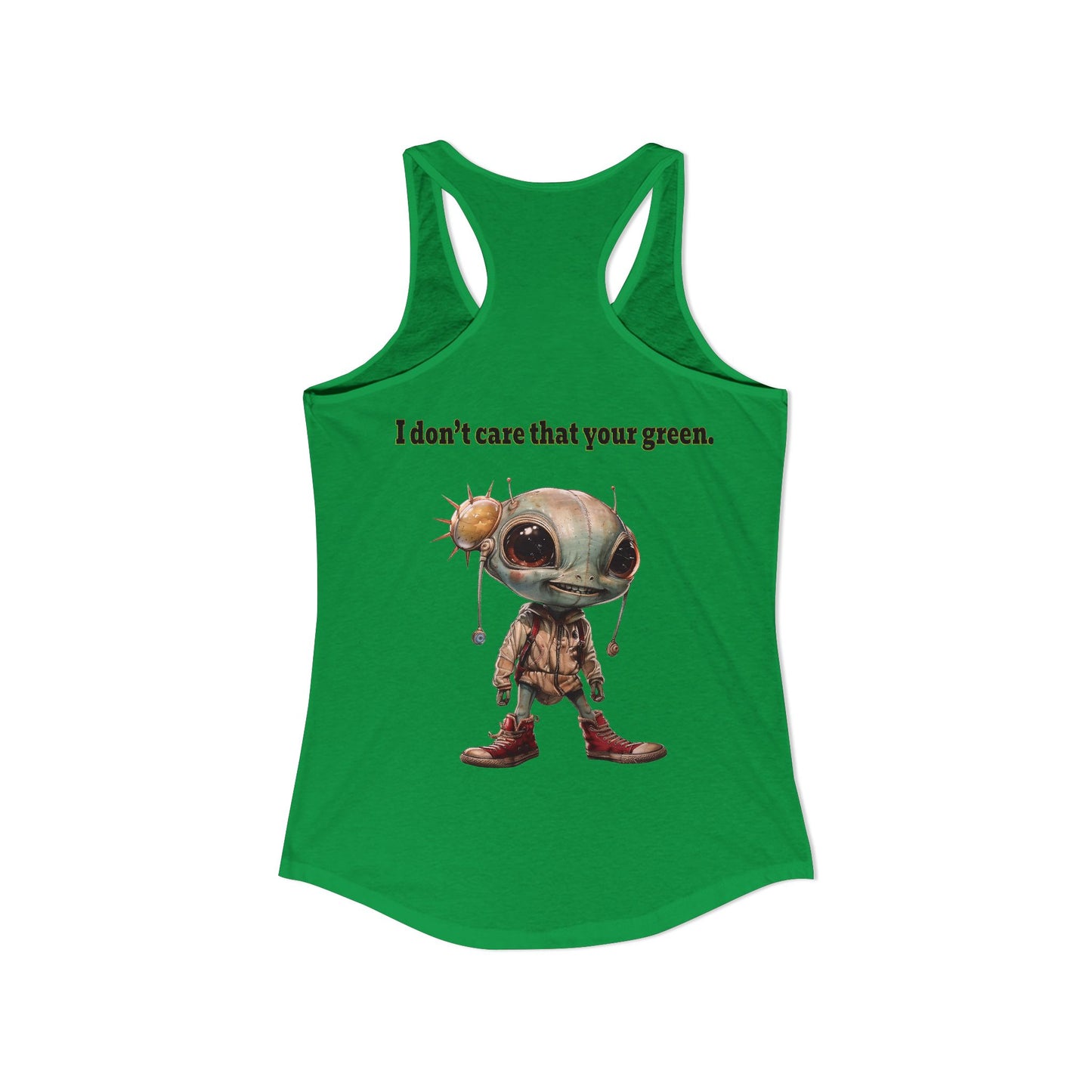 I don't care that your grey - Women's Ideal Racerback Tank