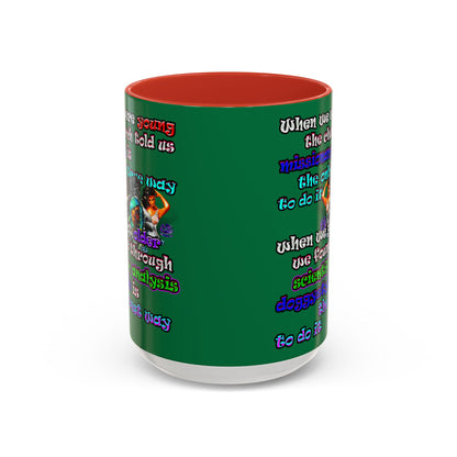doggystyle - Accent Mug (dark green)