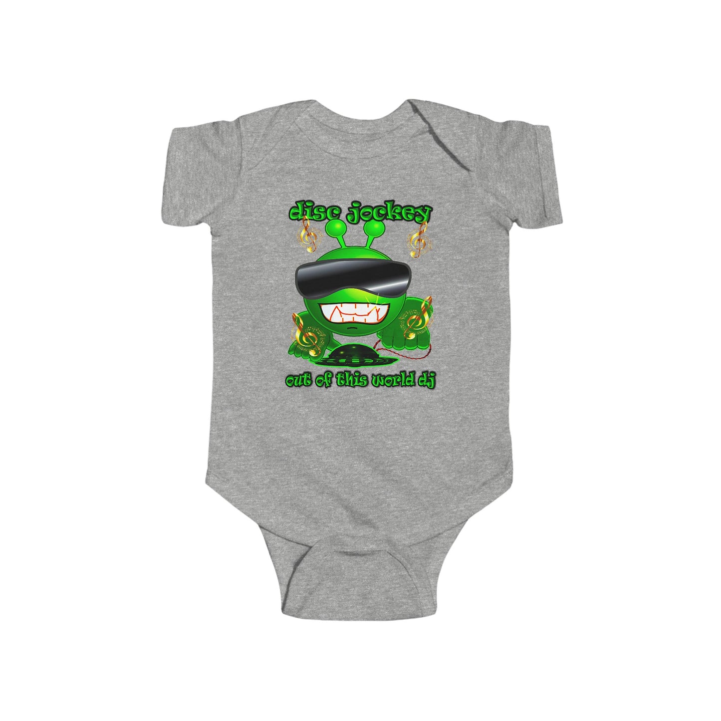disc jockey - Infant Fine Jersey Bodysuit
