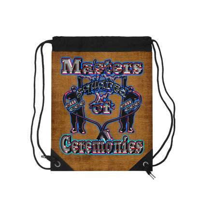 em cee squared - Drawstring Bag (dichromatic brown papyrus)