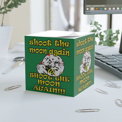 shoot the moon again - note cube (dark green)