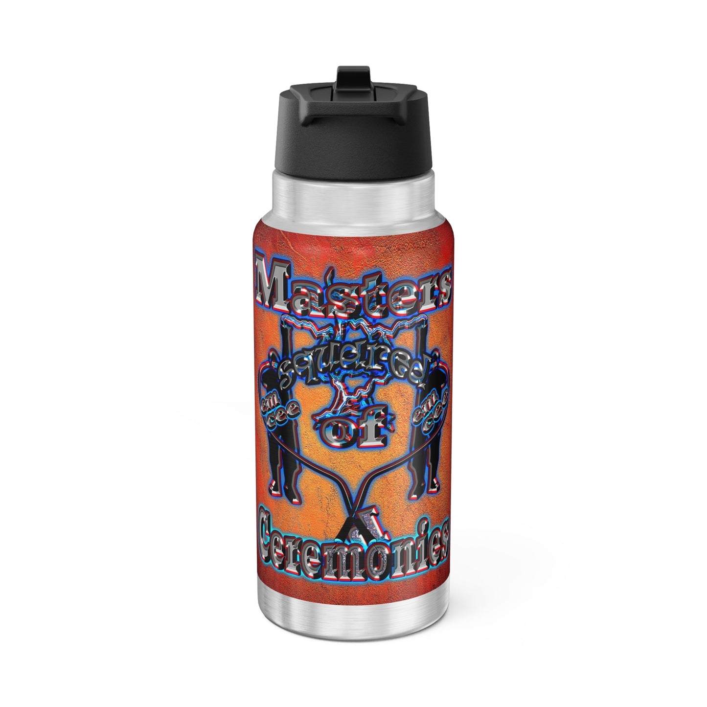 em cee squared - Gator Tumbler, 32oz (burnt orange)