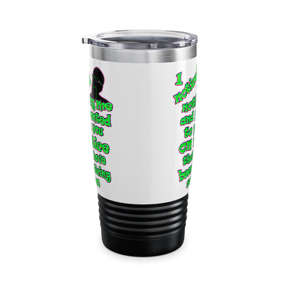 noticed you noticing - Ringneck Tumbler, 20oz (white)
