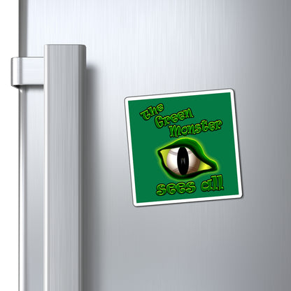 green monster - Magnets - (dark green)