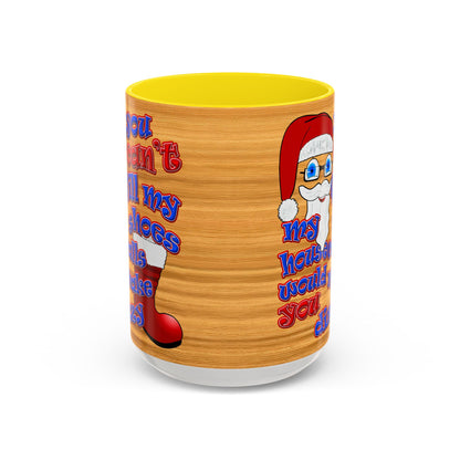 santa's shoes - Accent Mug (butterscotch wood finish)