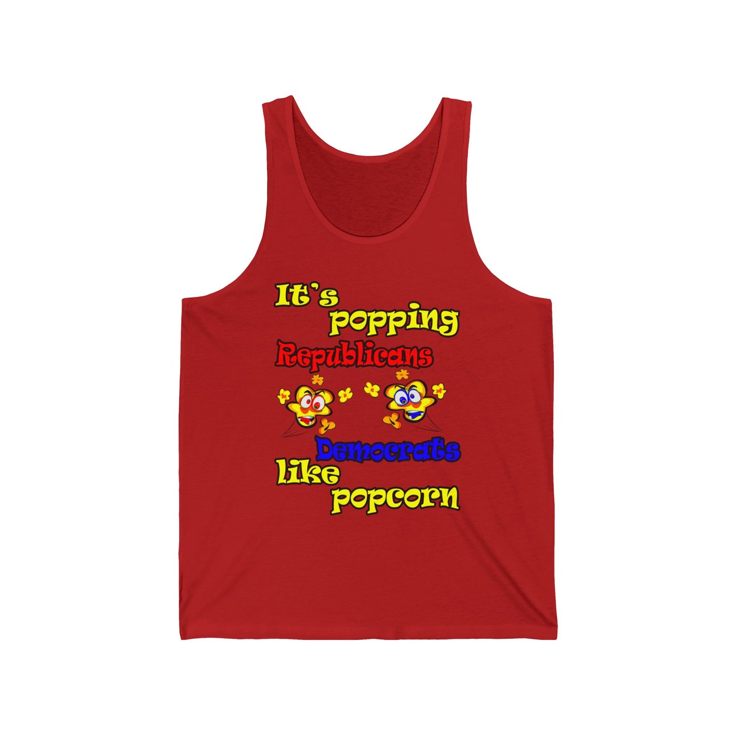 popping like popcorn - Unisex Jersey Tank
