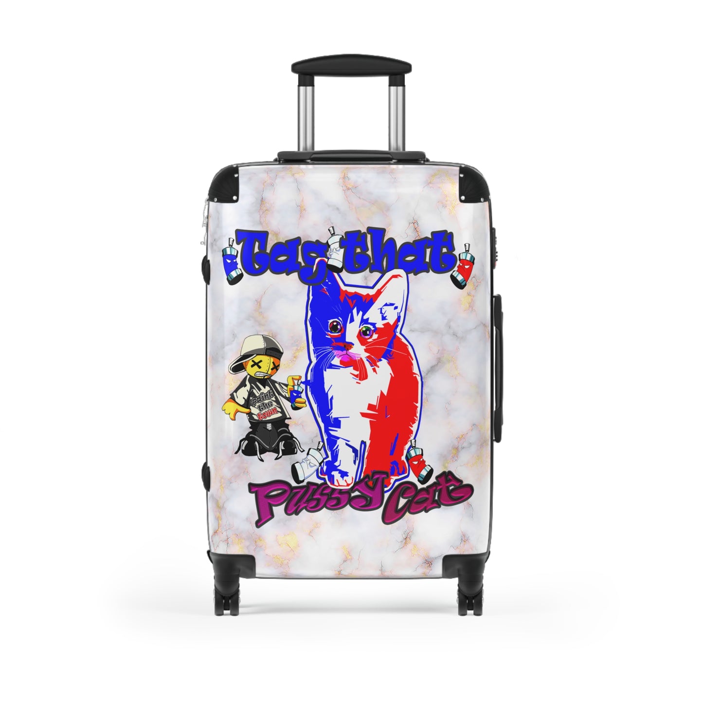 tag that - Suitcase (white marble)