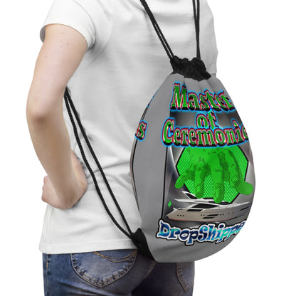 logo - Drawstring Bag (grey)