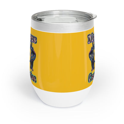 em cee squared - Chill Wine Tumbler (yellow)