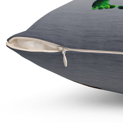 I don't care that your grey - Spun Polyester Square Pillow - (brushed nickel)