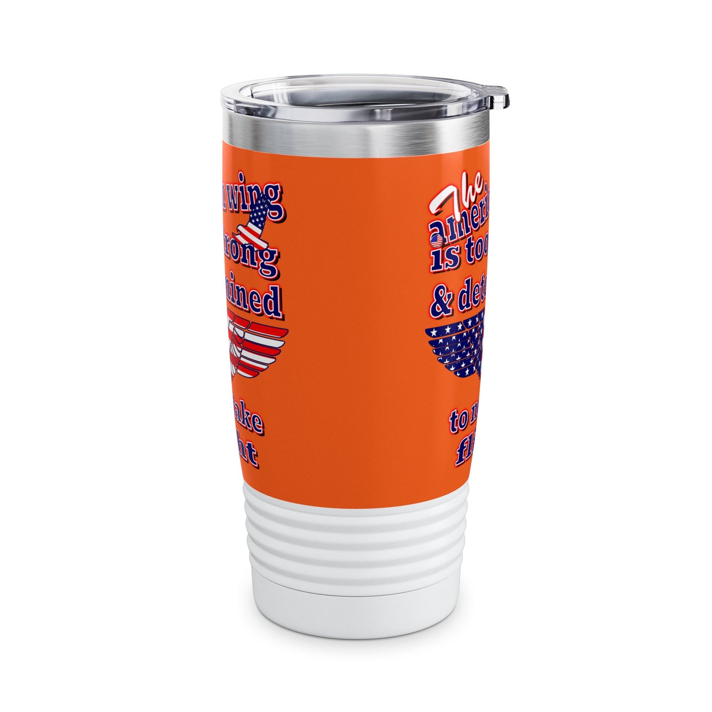 american wing - Ringneck Tumbler, 20oz (orange)