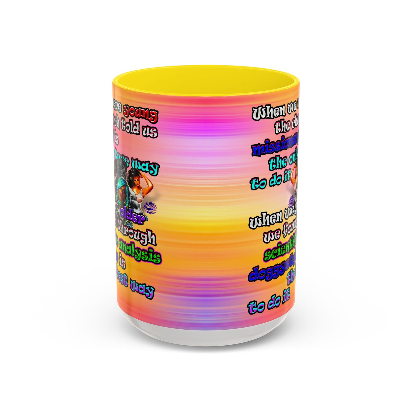doggystyle - Accent Mug (color blur)