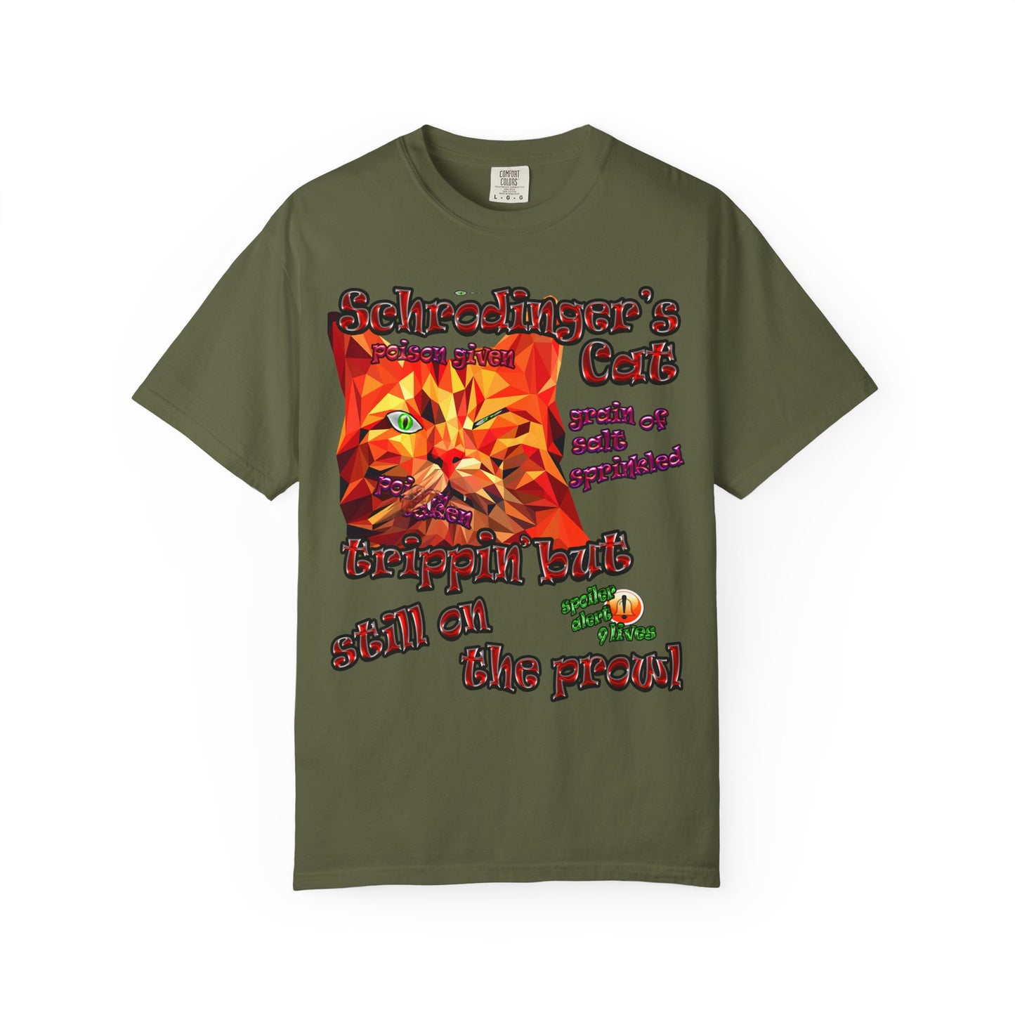 schrodinger's cat - Unisex Garment-Dyed T-shirt