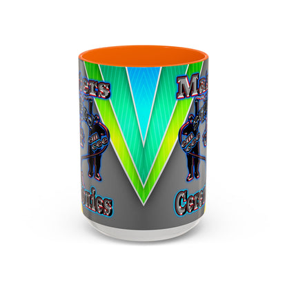 em cee squared - Accent Mug (rainbow split)