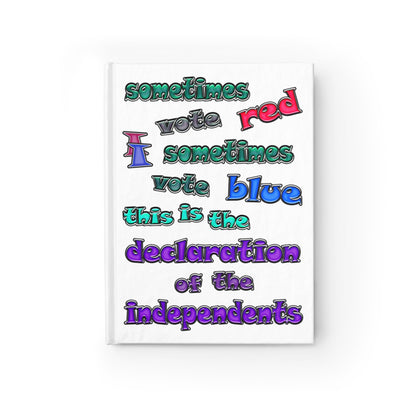 declaration of the independents - journal-lined (white)