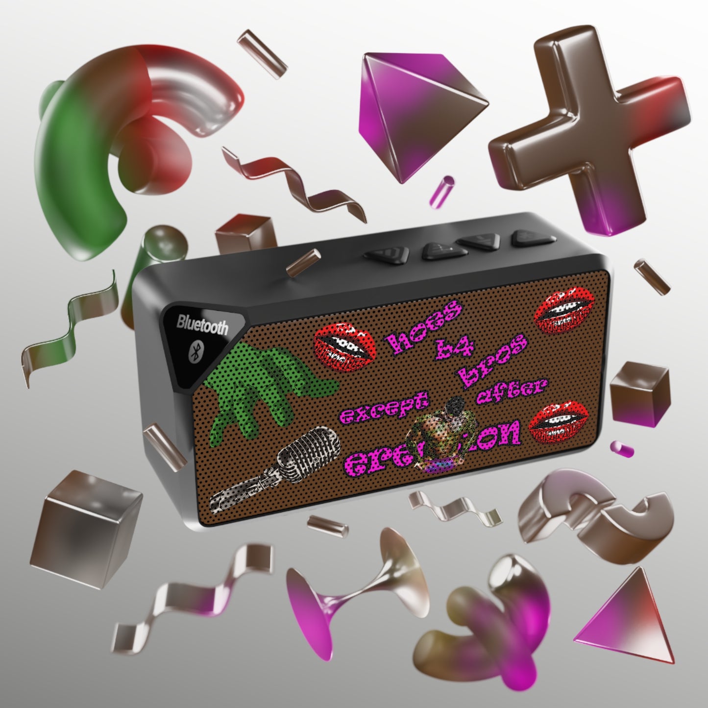 hoes b4 bros - Jabba Bluetooth Speaker (brown)