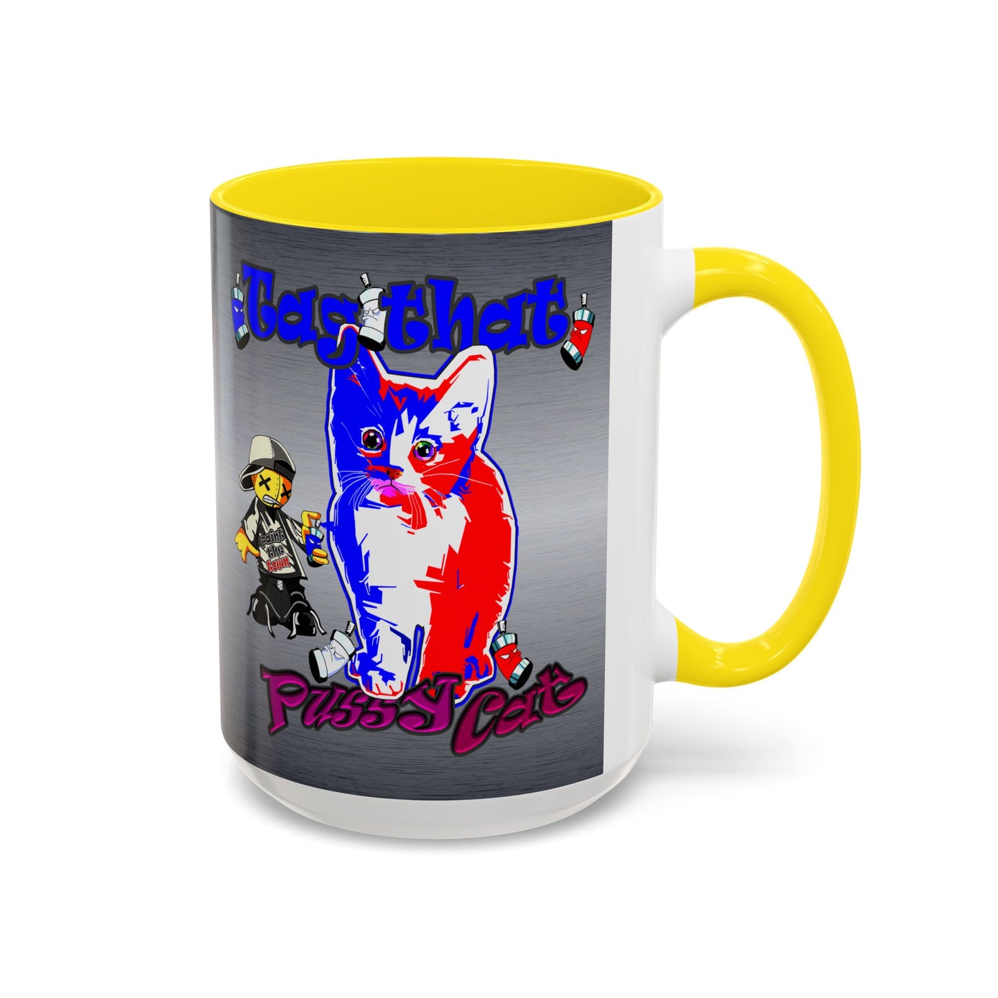 tag that - Accent Mug (brushed nickel)