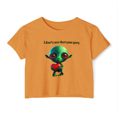 I don't care that your grey - Women's Festival Crop Top