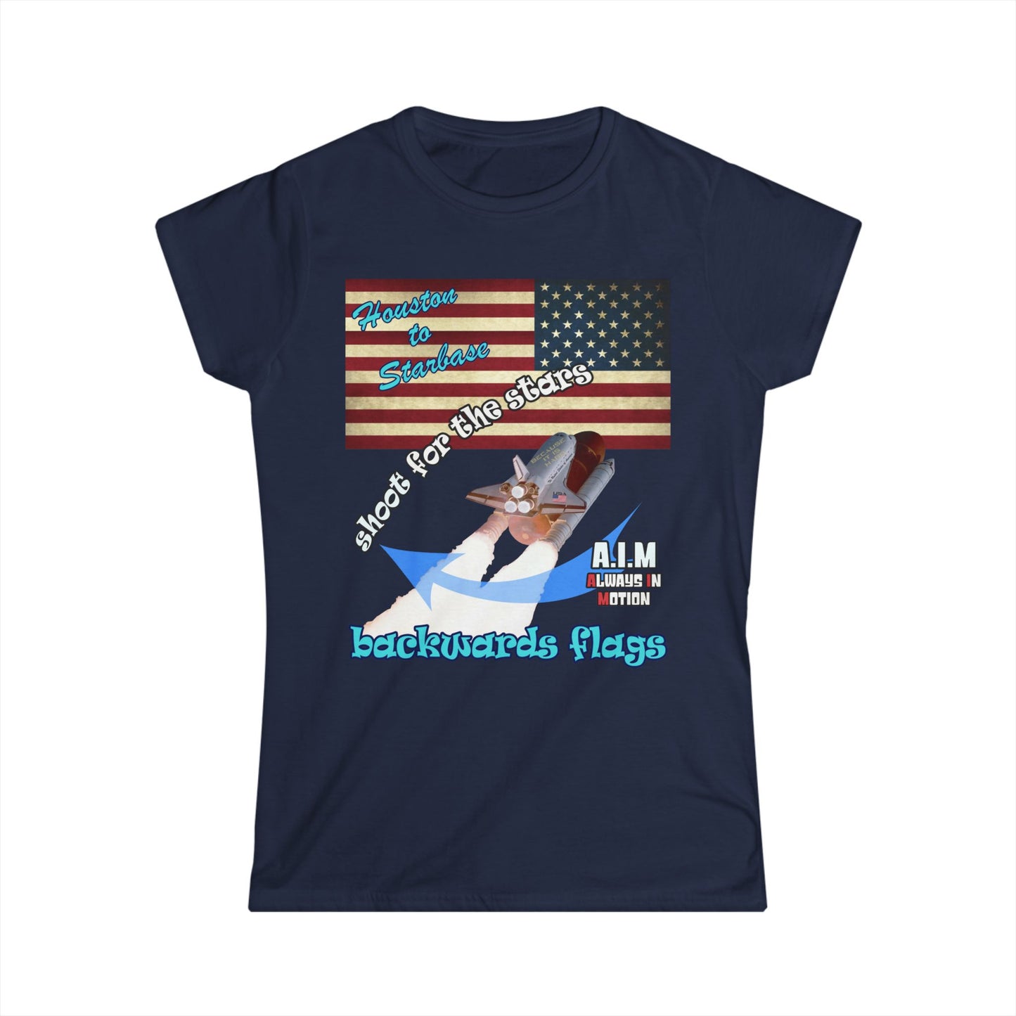 shoot for the stars - Women's Softstyle Tee