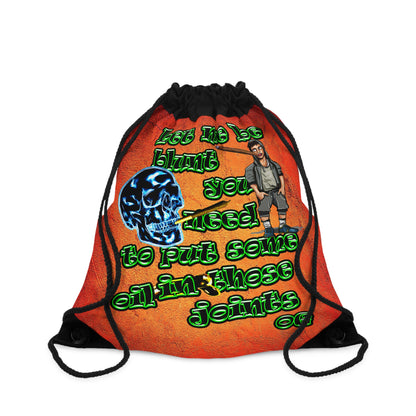 og - Drawstring Bag (burnt orange)