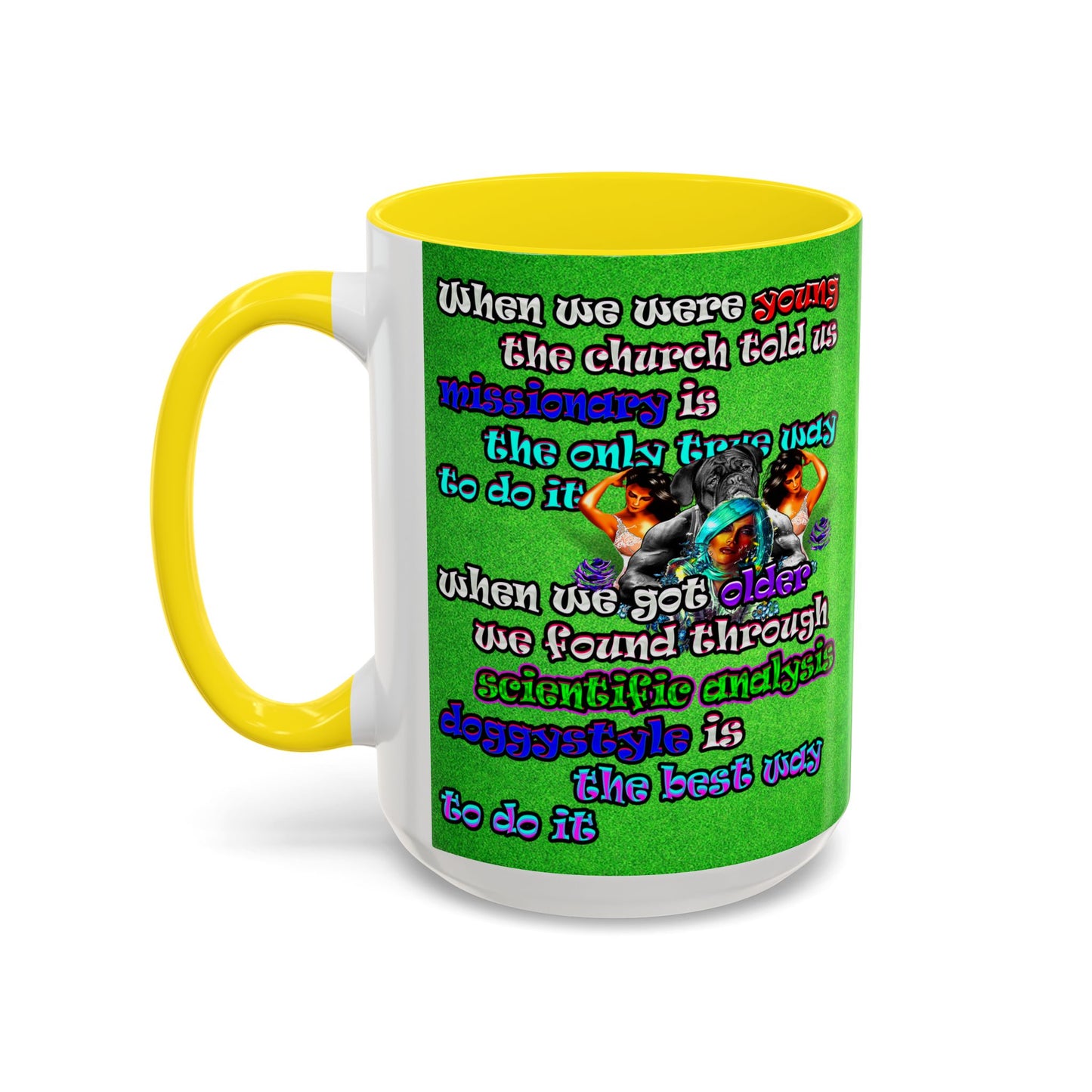 doggystyle - Accent Mug (green turf)