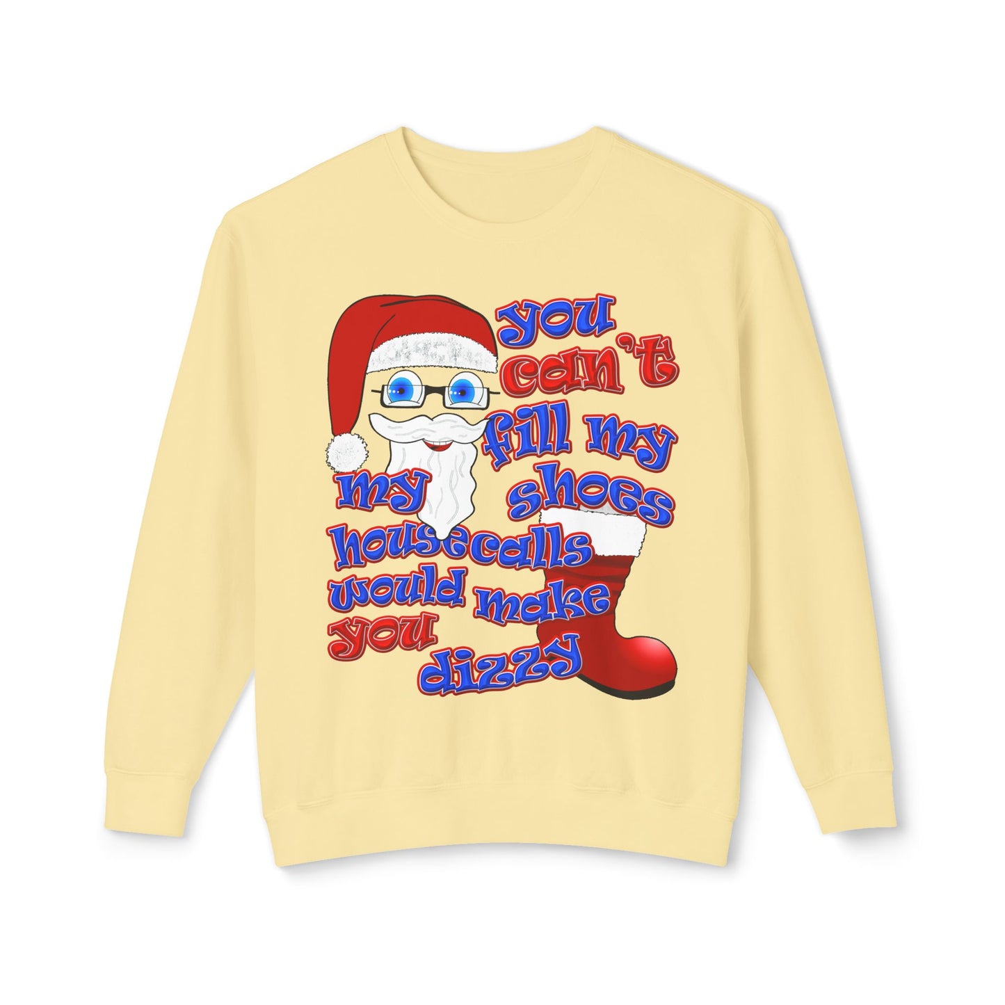 santa's shoes - Unisex Lightweight Crewneck Sweatshirt